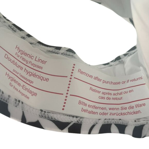 Women's NWT Lands' End Scoop Neck Floral One-Piece Swimsuit‎ Size XS - Picture 5 of 7